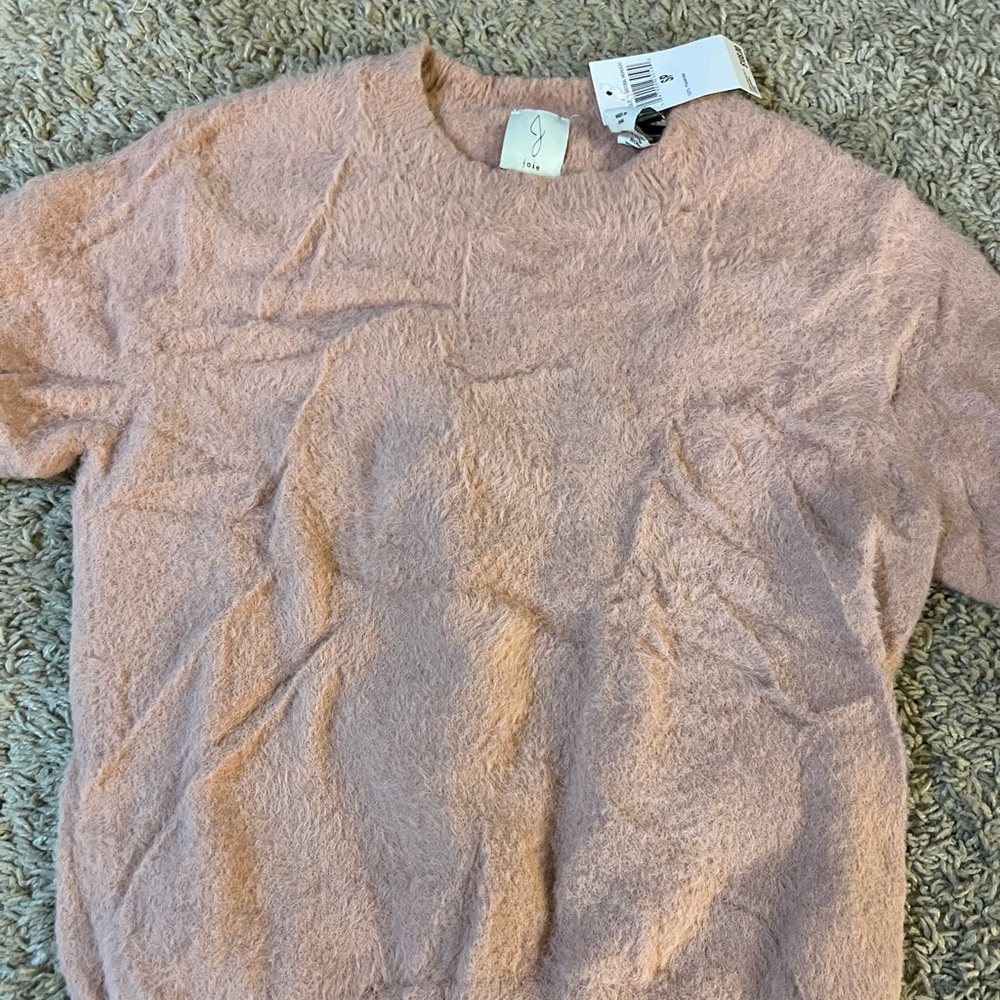 Joie Pink Short Sleeve Sweater Size Small NWT